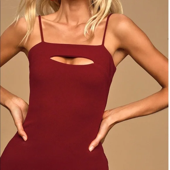 Lulus Cutout Bodycon Midi Dress - Picture 5 of 5